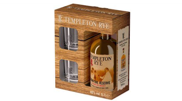 Templeton Rye 4 éves Glass Pack (0,7 l, 40%)